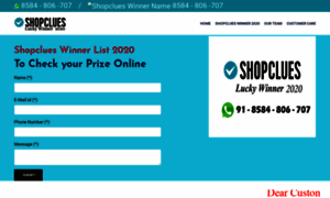 Shopclueswinnerlist2020.in thumbnail