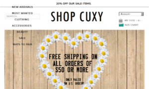 Shopcuxy.com thumbnail
