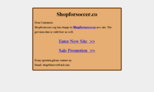 Shopforsoccer.net thumbnail