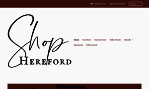 Shophereford.com thumbnail