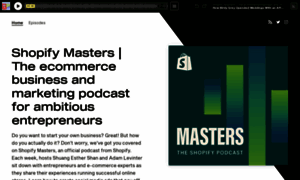 Shopify-masters.simplecast.com thumbnail