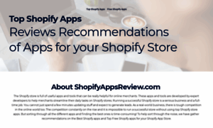 Shopifyappsreview.com thumbnail