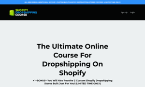 Shopifydropshippingcourse.com thumbnail