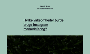 Shoplr.dk thumbnail