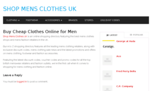 Shopmensclothes.co.uk thumbnail