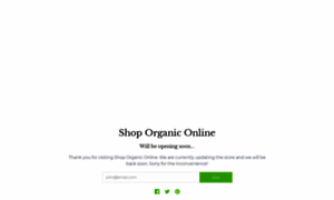 Shoporganiconline.com thumbnail