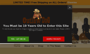 Shopoutlawdog.com thumbnail