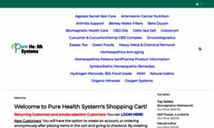 Shoppingcart.purehealthsystems.com thumbnail