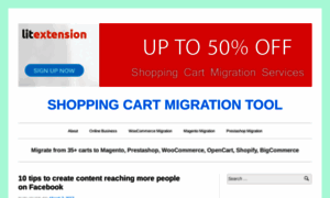 Shoppingcartmigration.wordpress.com thumbnail