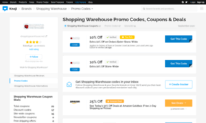 Shoppingwarehouse.bluepromocode.com thumbnail