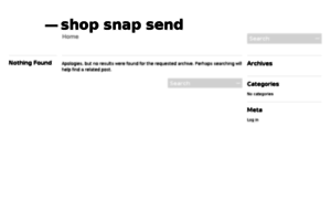 Shopsnapsend.com thumbnail