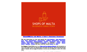 Shopsofmalta.com thumbnail