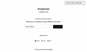 Shopspreely.myshopify.com thumbnail