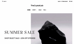 Shopthecrystallab.com thumbnail