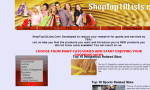 Shoptop10lists.com thumbnail