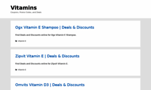 Shopvitaminsonline.com thumbnail