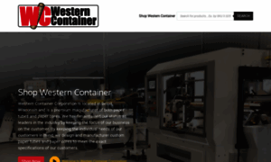 Shopwesterncontainercorp.com thumbnail