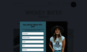 Shopwhiskeywater.com thumbnail