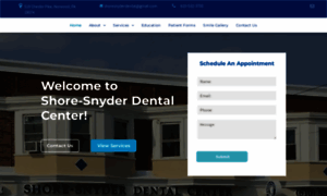 Shoresnyderdental.com thumbnail