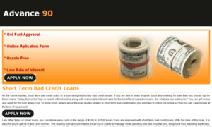 Short.term.bad.credit.loans.advance90.me thumbnail