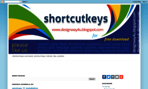 Shortcutkeys747.blogspot.com thumbnail