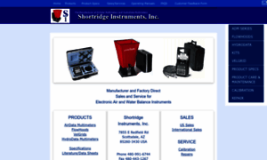 Shortridgeinstruments.com thumbnail