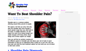 Shoulder-pain-explained.com thumbnail