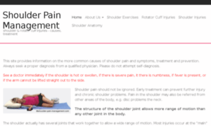 Shoulder-pain-management.com thumbnail
