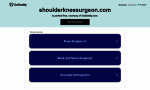 Shoulderkneesurgeon.com thumbnail