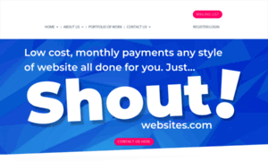 Shoutwebsitedesign.com thumbnail