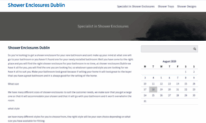 Showerenclosuresdublin.com thumbnail