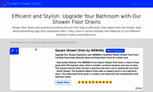 Showerfloordrains.com thumbnail