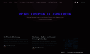 Shownotes.opensourceisawesome.com thumbnail
