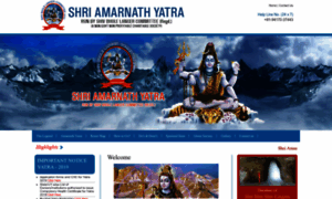 Shriamarnathjiyatra.org thumbnail