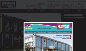 Shridharuniversity.org.in thumbnail
