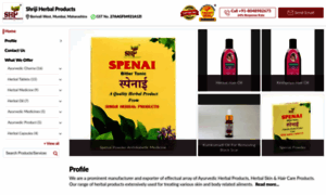 Shrijiherbalproducts.net thumbnail