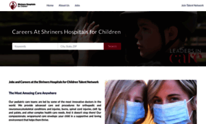 Shrinershospitalsforchildren.jobs.net thumbnail