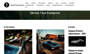 Shrinkthatfootprint.com thumbnail