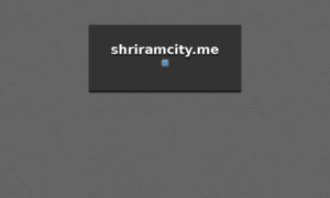 Shriramcity.me thumbnail