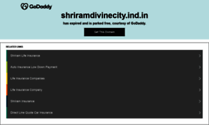 Shriramdivinecity.ind.in thumbnail