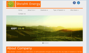 Shrishtienergy.com thumbnail