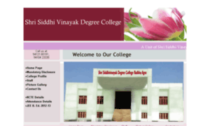 Shrisiddhivinayakdegreecollege.org thumbnail