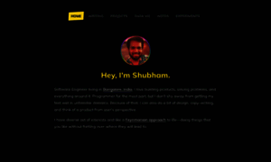 Shubhamjain.co thumbnail