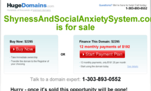 Shynessandsocialanxietysystem.com thumbnail