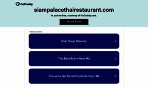 Siampalacethairestaurant.com thumbnail