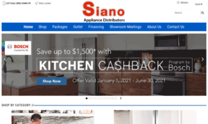 Siano-appliance.com thumbnail