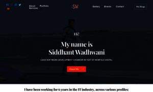 Siddhantwadhwani.com thumbnail
