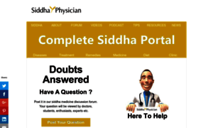 Siddhaphysician.com thumbnail