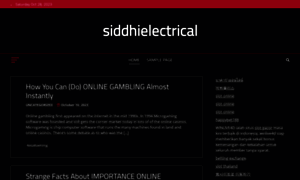 Siddhielectrical.com thumbnail