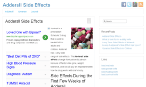 Sideeffectsadderall.org thumbnail